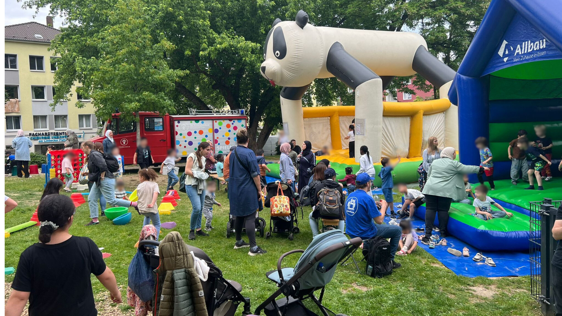 Teilnahme am Spielfest am Weberplatz